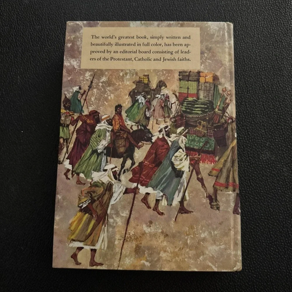 The Childrens Bible 1965 Hardcover Vtg Golden Press Wonderful Illustrations